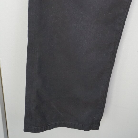 New Ag Adriano Goldschmied Everett Slim Straight Pants in Super Black size 34x32 - Picture 7 of 16